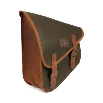 cafe 4 racer - Longride, XL Sportster Frame bag. Smooth, black, 82-22 XL Sportster (Excl. 14-19 XL1200T) (NU) - LONGRIDE Saddle & Sissy bags 