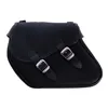 cafe 4 racer - Longride, Heritage waxed cotton saddlebags. Black, Universal - LONGRIDE Accessories & Holders 