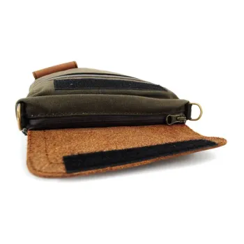 cafe 4 racer - Trip Machine, tank pouch / belt pouch. Tabákově hnědá. - Tripmachine Tank vaky 