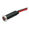 cafe 4 racer - Custom 5/16" LED indicator light. Red lens - MCS Dashboard indicators 