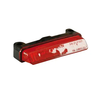 cafe 4 racer - Donovan, mini LED taillight. Black. Red lens - MCS LED Rear lights 
