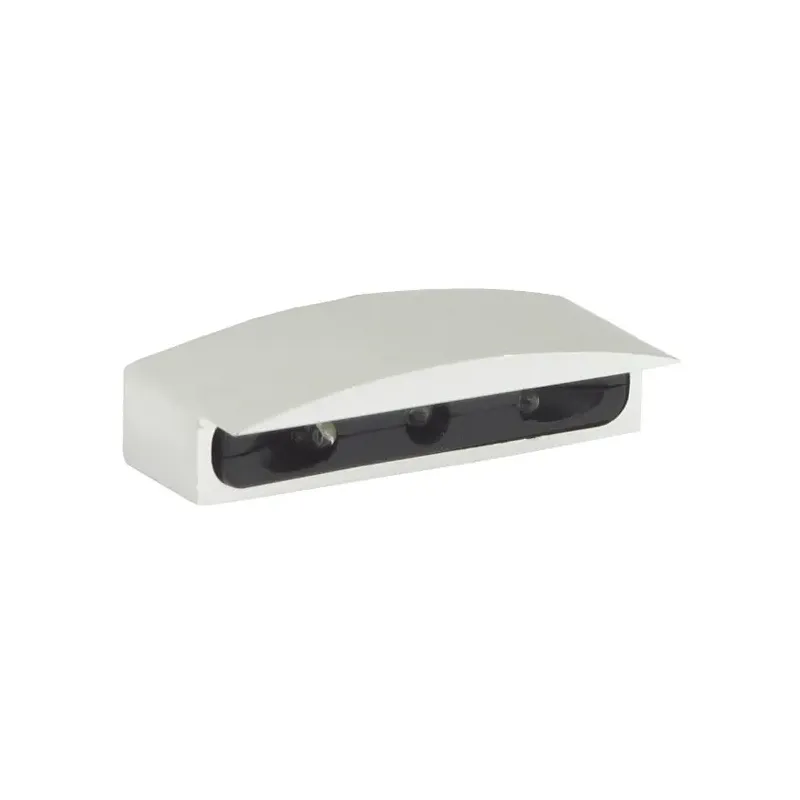 cafe 4 racer - Micro LED license plate light, silver housing - MCS License plate lights 