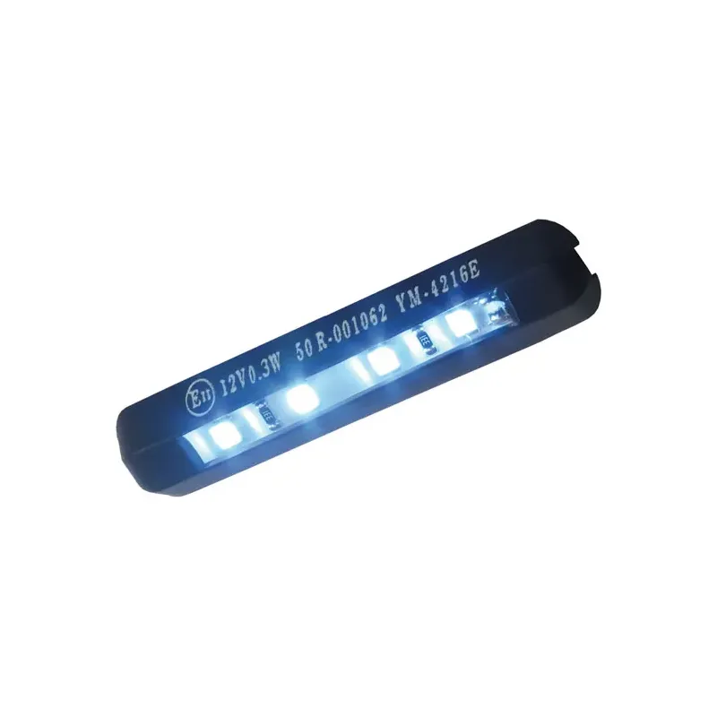 cafe 4 racer - 4-LED license plate light, black - MCS License plate lights 