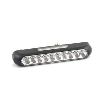 cafe 4 racer - Ledline, LED taillight. Black. Clear lens - MCS LED Rear lights 