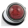 cafe 4 racer - Old school LED taillight, type 1. Chrome. Red lens - MCS LED Rear lights 