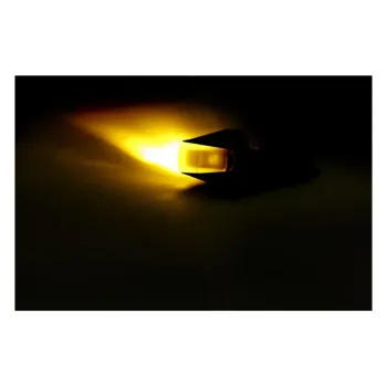 cafe 4 racer - Jewel, in-bar LED turn signal. Clear lens - MCS Bar end indicators 