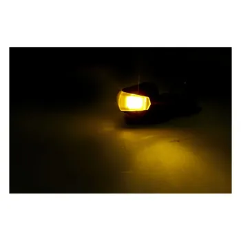 cafe 4 racer - Jewel, in-bar LED turn signal. Clear lens - MCS Bar end indicators 