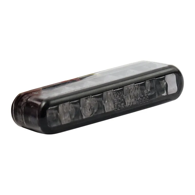 cafe 4 racer - Shorty LED taillight. horizontal use. Smoke lens - MCS LED Rear lights 