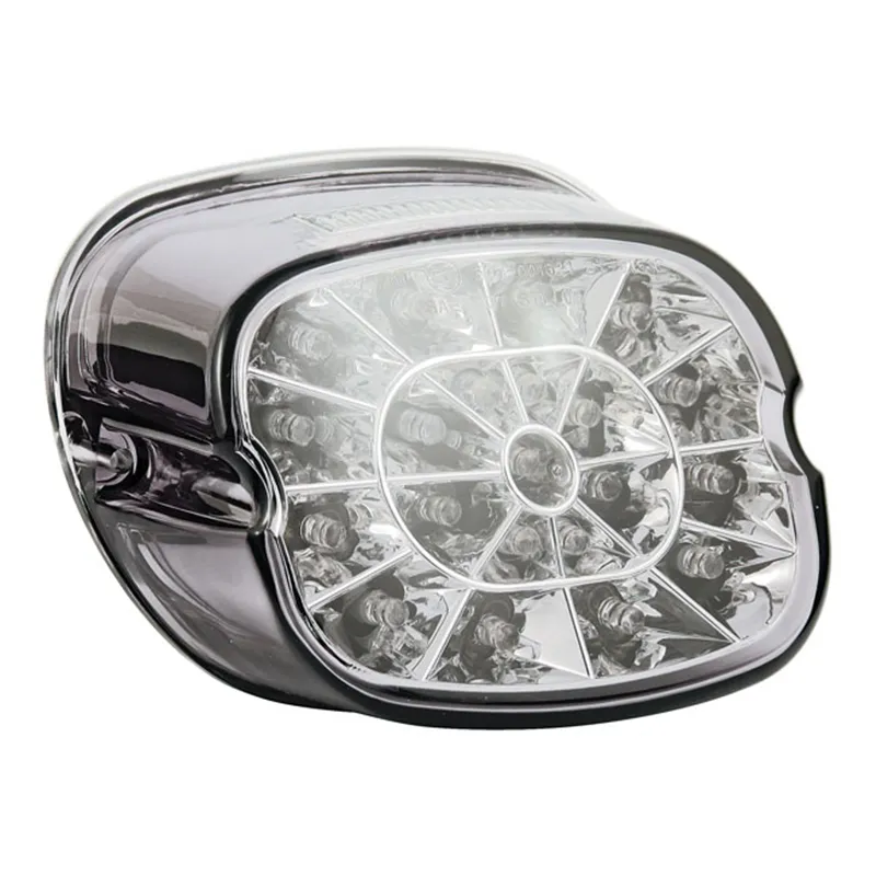 cafe 4 racer - Laydown shark tooth spider LED taillight. Light smoke lens - MCS LED Rear lights 
