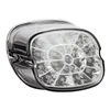 cafe 4 racer - Laydown shark tooth spider LED taillight. Light smoke lens - MCS LED Rear lights 