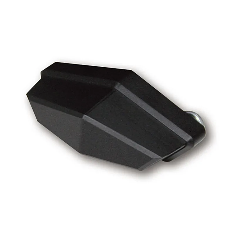cafe 4 racer - LED license plate light quadro, black. ECE appr. - MCS License plate lights 