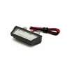 LED license plate light stratton, black. ECE appr.