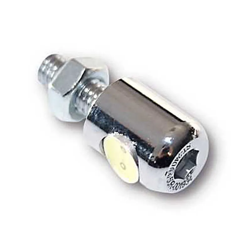 cafe 4 racer - Hagler, LED license plate mount bolt. Chrome - MCS License plate lights 