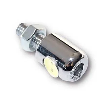 cafe 4 racer - Hagler, LED license plate mount bolt. Chrome - MCS License plate lights 