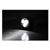 cafe 4 racer - Satellite LED high beam 2" spotlamp. Black - MCS Extra Lights 