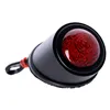 cafe 4 racer - Old school LED taillight, type 1. Black. Red lens - MCS LED Rear lights 