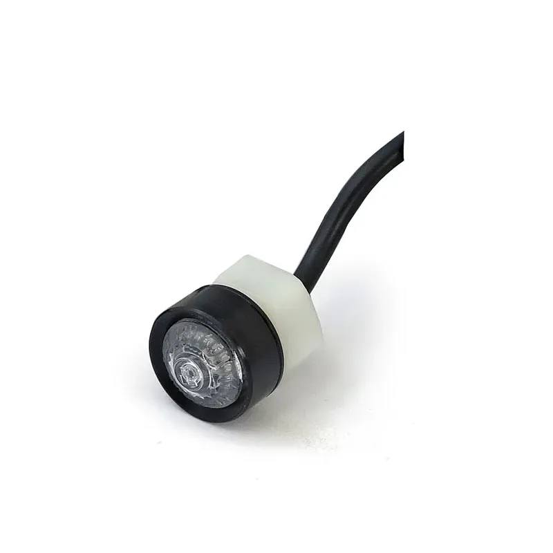 cafe 4 racer - Mono LED taillight insert. Black - MCS LED Rear lights 