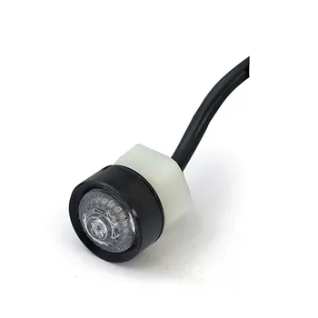 cafe 4 racer - Mono LED taillight insert. Black - MCS LED Rear lights 