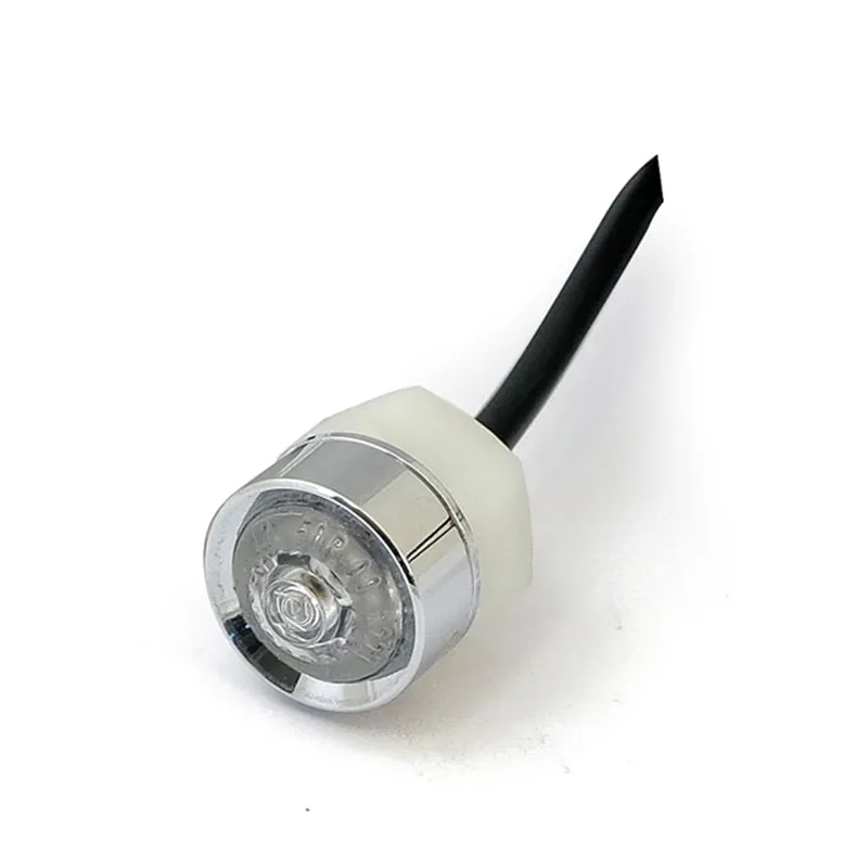 cafe 4 racer - MONO LED ZADNÉ SVETLO CHRÓM - MCS LED Zadní světla 