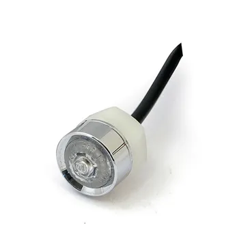 cafe 4 racer - MONO LED ZADNÉ SVETLO CHRÓM - MCS LED Zadní světla 