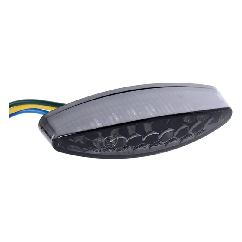 cafe 4 racer - LPL super-mini LED taillight. Smoke lens - MCS LED Rear lights 