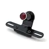 Old school LED taillight, type 5. Black. Red lens
