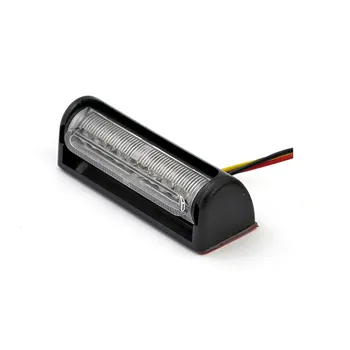 cafe 4 racer - Multiflex LED taillight. Black. Clear lens - MCS LED Rear lights 
