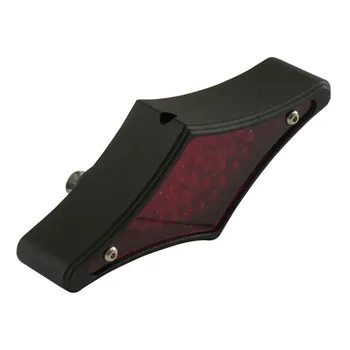 cafe 4 racer - Flat-Lens Diamond LED taillight. Black - MCS LED Rear lights 