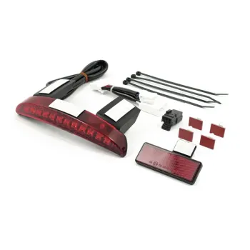 cafe 4 racer - Motone, Big Fin LED taillight. Black, no bracket. ECE - Motone LED Rear lights 