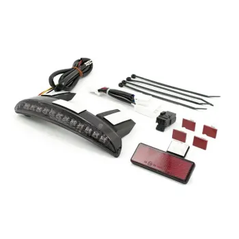 cafe 4 racer - Arch LED taillight. Chrome - MCS LED Rear lights 