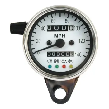 cafe 4 racer - Stoker, electronic speedometer. 60mm. Black face - MCS Analog speedometers 