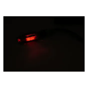 cafe 4 racer - Cob, LED taillight / turn signal combo. Black - MCS Standard indicators 