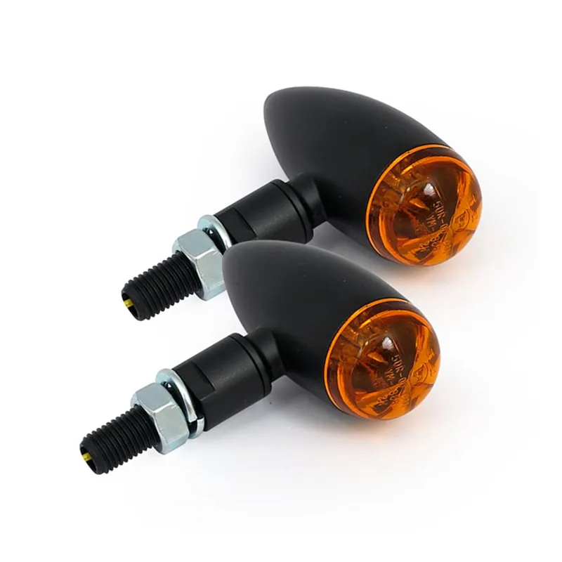 cafe 4 racer - MICRO BULLET LED SMEROVKY, ČIERNE - MCS Standardní ukazatele směru 