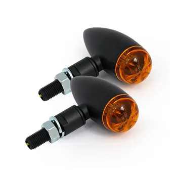 cafe 4 racer - MICRO BULLET LED SMEROVKY, ČIERNE - MCS Standardní ukazatele směru 