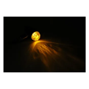 cafe 4 racer - MICRO BULLET LED TURN SIGNALS, CHROME - MCS Standard indicators 