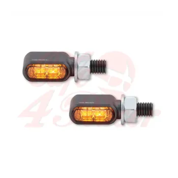 cafe 4 racer - Indikátory HIGHSIDER LED LITTLE BRONX - Highsider Standardní ukazatele směru 4054783560509