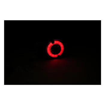cafe 4 racer - Ringers, FL LED turn signals. Rear. Black - MCS Special indicators 