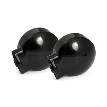 cafe 4 racer - Ringers, FL LED turn signals. Rear. Black - MCS Special indicators 