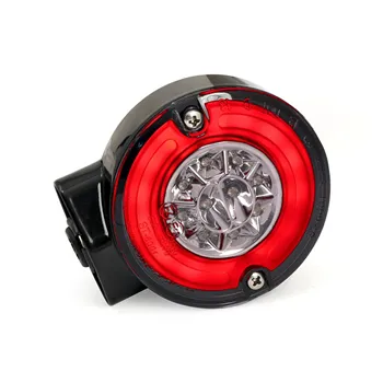 cafe 4 racer - Ringers, FL LED turn signals. Rear. Black - MCS Special indicators 