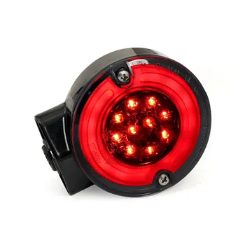 cafe 4 racer - Ringers, FL LED turn signals. Rear. Black - MCS Special indicators 