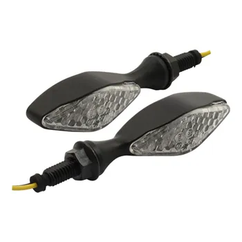 cafe 4 racer - Freestyle turn signals LED. Black - MCS Standard indicators 