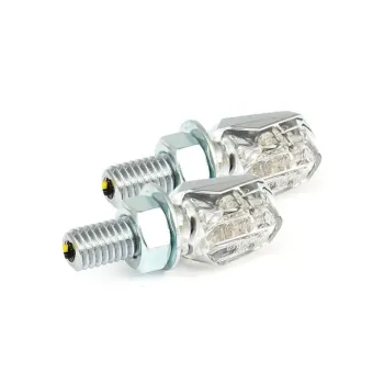 cafe 4 racer - SHIN YO Indicator OLD SCHOOL Type 1, chrome, pair - Shin Yo Standard indicators 4054783255177