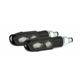 cafe 4 racer - LED ukazatel "SPEARHEAD" | krátký | hliník | černý -  Standardní ukazatele směru 4251352605351