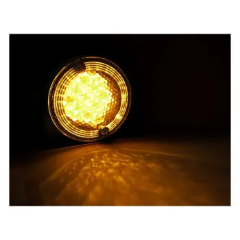 cafe 4 racer - 86-up style FL LED turn signals. Front. Chrome - MCS Special indicators 