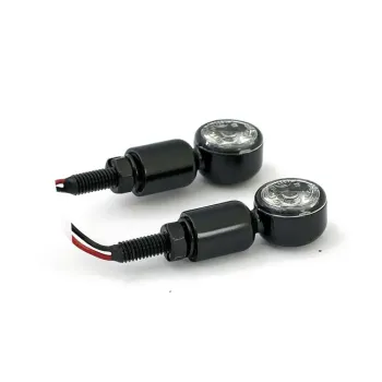 cafe 4 racer - LED Indicator "Palermo" Black M8 E-approved - HS MOTO Germany Standard indicators 4251352604170