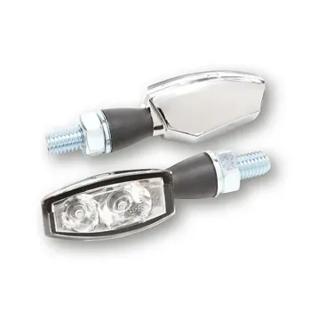 cafe 4 racer - Bullet Atto LED-indicator from Kellermann, black, clear lens - Kellermann Standard indicators 