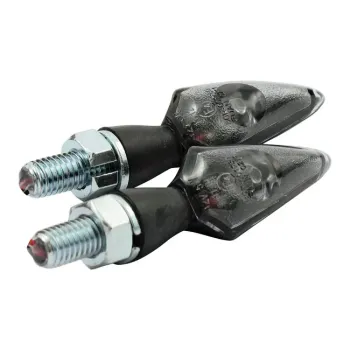 cafe 4 racer - Stream, LED turn signal set. Black - MCS Standard indicators 