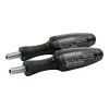 cafe 4 racer - Koso, z1 LED turn signals. Black. Smoke lens - MCS Standard indicators 