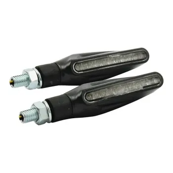 cafe 4 racer - Stix, LED turn signals. Black - MCS Standard indicators 