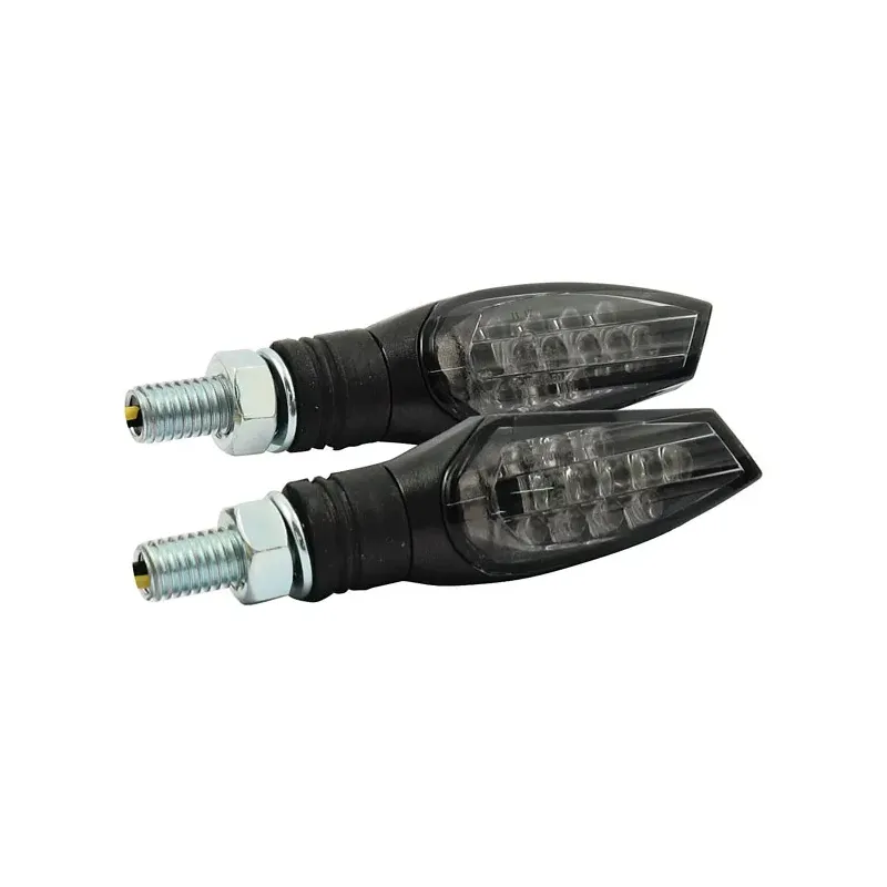 cafe 4 racer - Nova, LED turn signal set. Black - MCS Standard indicators 